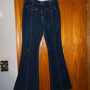 Ariat Flare Blue Jeans with Classic Wide Leg